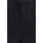 Gucci Black Silk Dress Pants