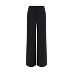 Gucci Black Wool Oves Aries Casual Pants