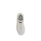 Dsquared² White Calf Leather Bos Taurus Low Top Sneakers