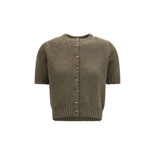 Khaite Bicolor Cashmere Cardigan Khaite