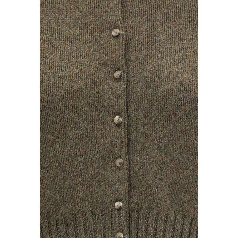Khaite Bicolor Cashmere Cardigan Khaite