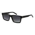 Tommy Hilfiger black acetate sunglasses with classic frame and tinted lenses, stylish and UV-protective eyewear for men.