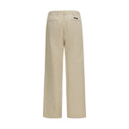 Prada Beige Cotton Casual Pants