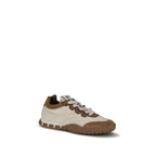 Miu Miu Beige Polyamide Athletic Sneakers Miu Miu