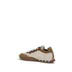 Miu Miu Beige Polyamide Athletic Sneakers Miu Miu