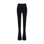 Gucci Black Viscose Flared Pants