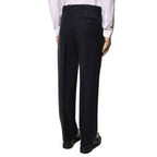 Prada Blue Wool Dress Pants
