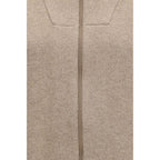 Brunello Cucinelli Beige Cashmere Cardigan