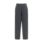 Brunello Cucinelli Gray Cashmere Casual Pants