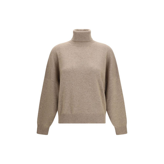 Brunello Cucinelli Brown Cashmere Turtleneck Brunello Cucinelli