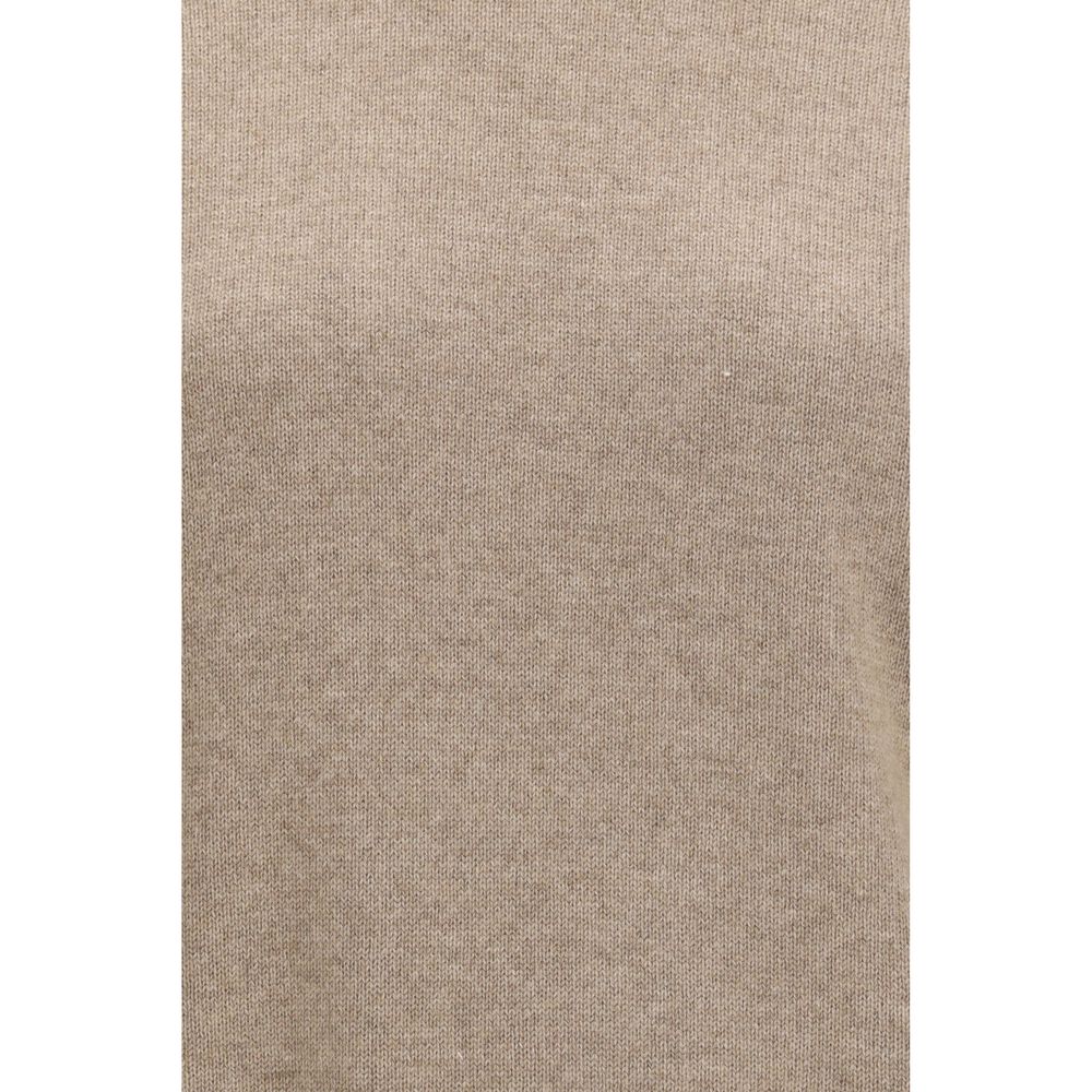 Brunello Cucinelli Brown Cashmere Turtleneck Brunello Cucinelli