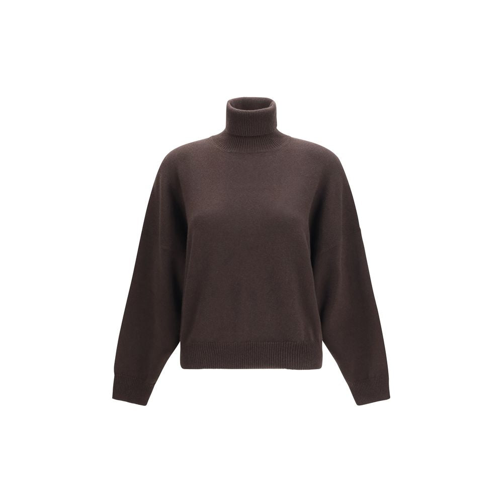 Brunello Cucinelli Brown Cashmere Turtleneck Brunello Cucinelli