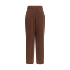 Brunello Cucinelli Brown Cashmere Casual Pants