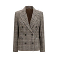 Brunello Cucinelli Multicolor Alpaca Vicugna Pacos Jacket