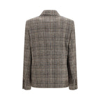 Brunello Cucinelli Multicolor Alpaca Vicugna Pacos Jacket