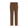 Brunello Cucinelli Brown Elastane Casual Pants