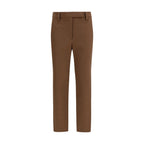 Brunello Cucinelli Brown Elastane Casual Pants