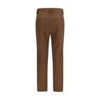Brunello Cucinelli Brown Elastane Casual Pants