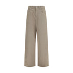 Brunello Cucinelli Beige Cotton Casual Pants