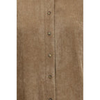 Brunello Cucinelli Beige Viscose Dress Shirt