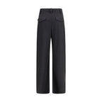 Brunello Cucinelli Gray Wool Oves Aries Dress Pants