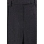 Brunello Cucinelli Gray Wool Oves Aries Dress Pants