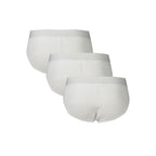 Bikkembergs White Polyester Men's Underwear Slip