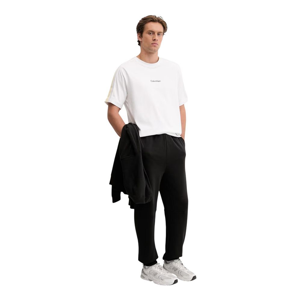 Calvin Klein Sport White Cotton T-Shirt Calvin Klein Sport