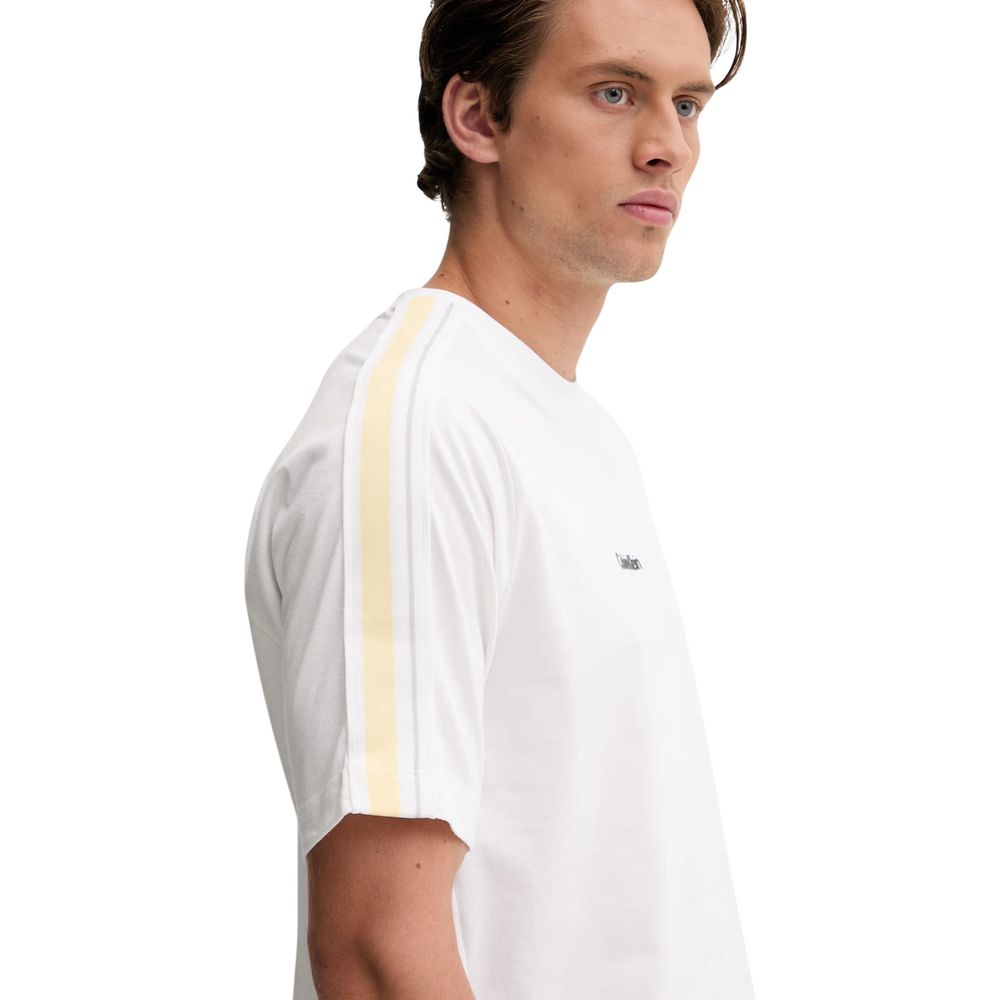 Calvin Klein Sport White Cotton T-Shirt Calvin Klein Sport