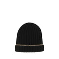 Brunello Cucinelli Black Cashmere Beanie Brunello Cucinelli