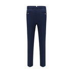 Brunello Cucinelli Blue Cotton Casual Pants Brunello Cucinelli