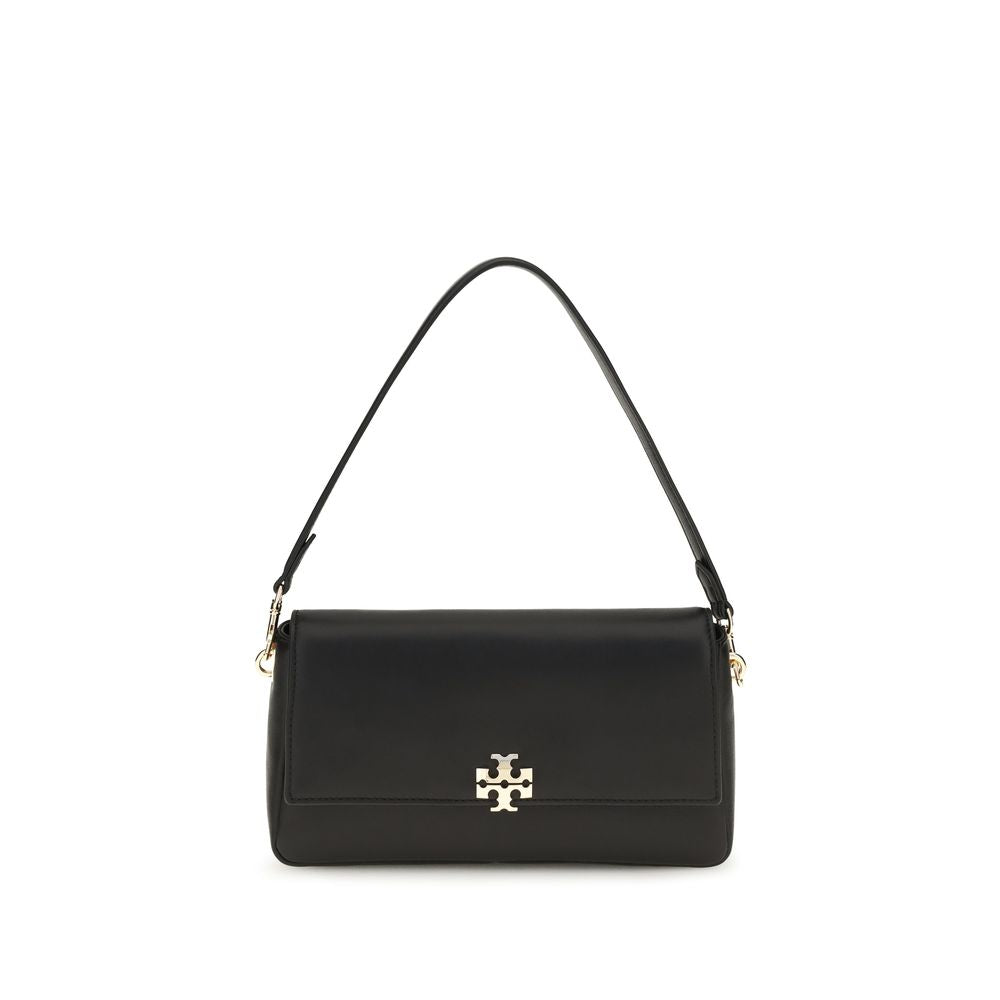 Tory Burch Black Calf Leather Bos Taurus Shoulder Bag Tory Burch