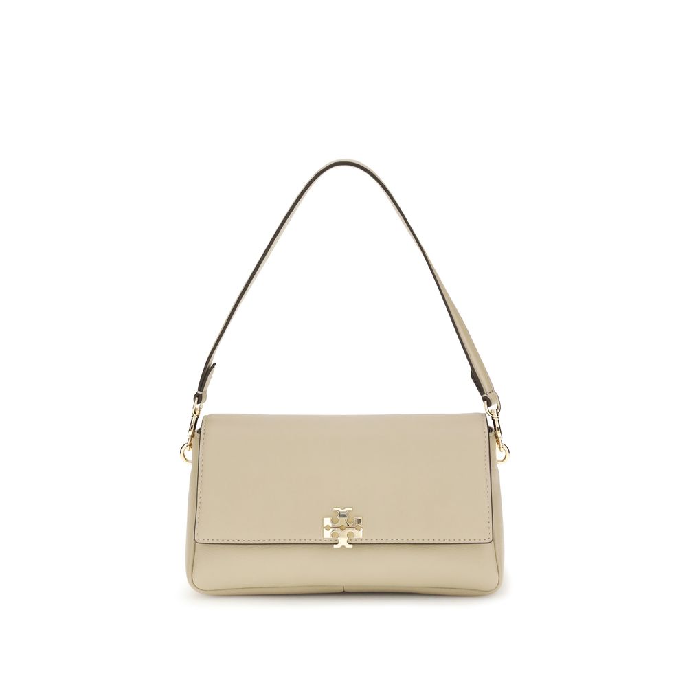 Tory Burch Beige Calf Leather Bos Taurus Shoulder Bag Tory Burch