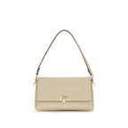 Tory Burch Beige Calf Leather Bos Taurus Shoulder Bag Tory Burch