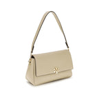 Tory Burch Beige Calf Leather Bos Taurus Shoulder Bag Tory Burch