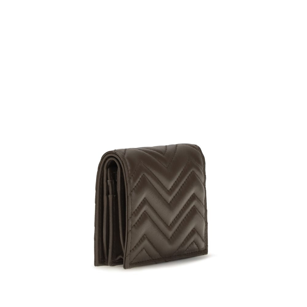 Gucci Brown Lamb Ovis Aries Aries Wallet Gucci