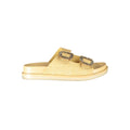 Laura Biagiotti Beige Polyurethane Women's Slipper Laura Biagiotti