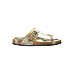 Laura Biagiotti Gold Poliuretano Women's Slide Laura Biagiotti