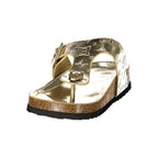 Laura Biagiotti Gold Poliuretano Women's Slide Laura Biagiotti