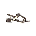 Laura Biagiotti Brown Polyurethane Women's Sandal Laura Biagiotti