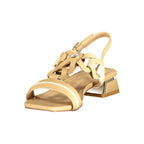 Laura Biagiotti Beige Polyurethane Women's Sandal Laura Biagiotti