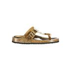 Laura Biagiotti Bronze Polyurethane Women's Sandal