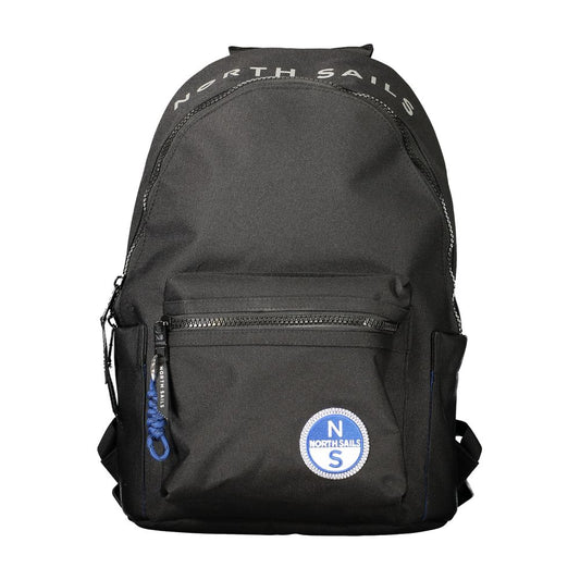 North Sails Nero Polyester Uomo Backpack with Versatile Design North Sails