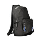North Sails Nero polyester men's backpack with versatile design, featuring multiple compartments and adjustable straps.