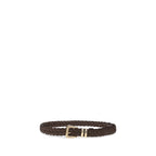 Brunello Cucinelli Brown Calf Leather Bos Taurus Belt Brunello Cucinelli