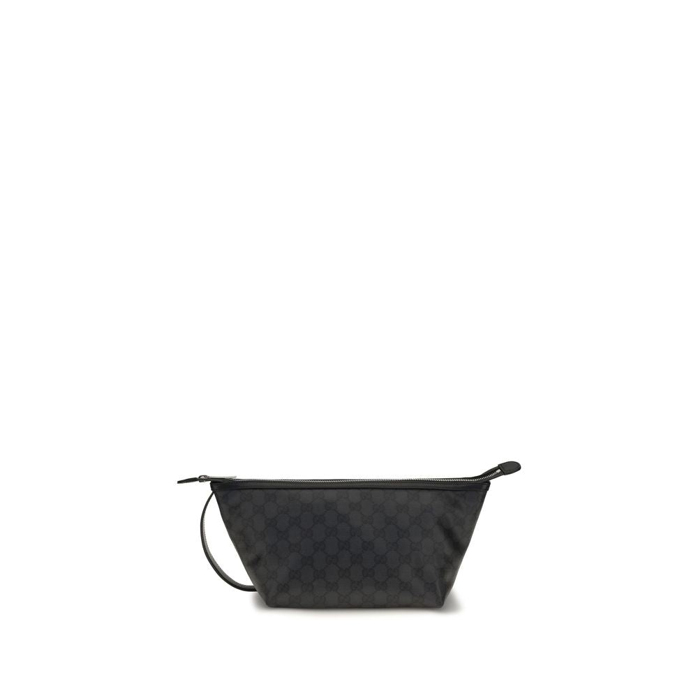 Gucci Black Fabric Clutch Bag