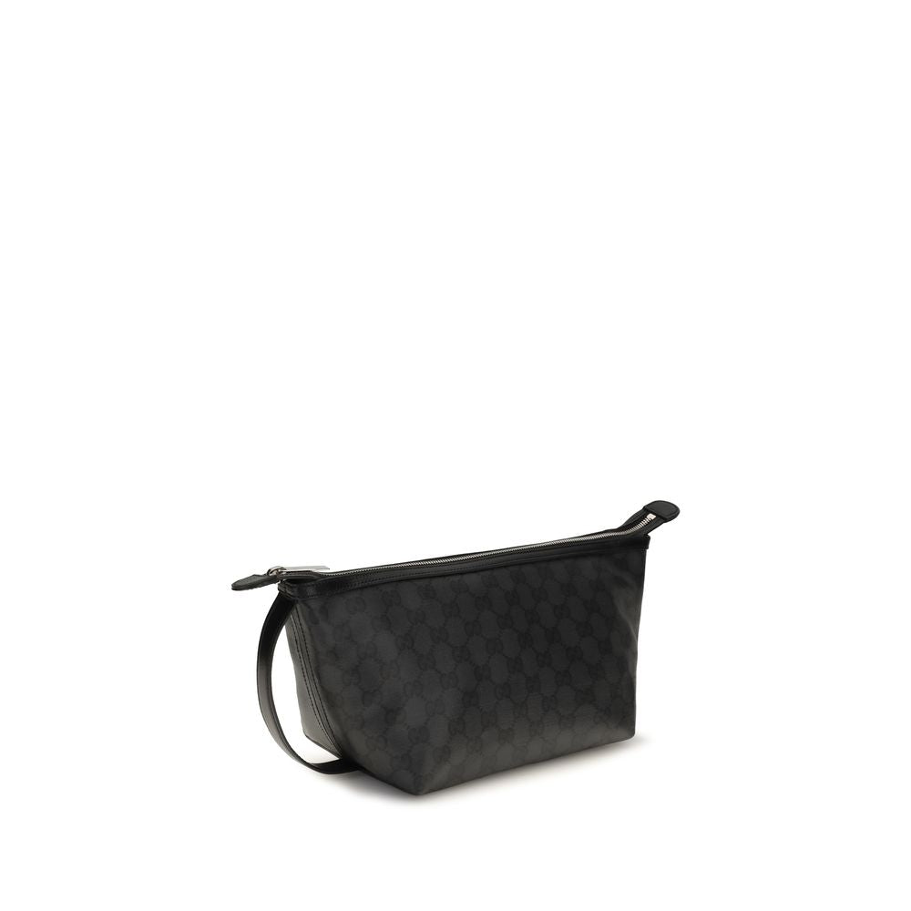 Gucci Black Fabric Clutch Bag