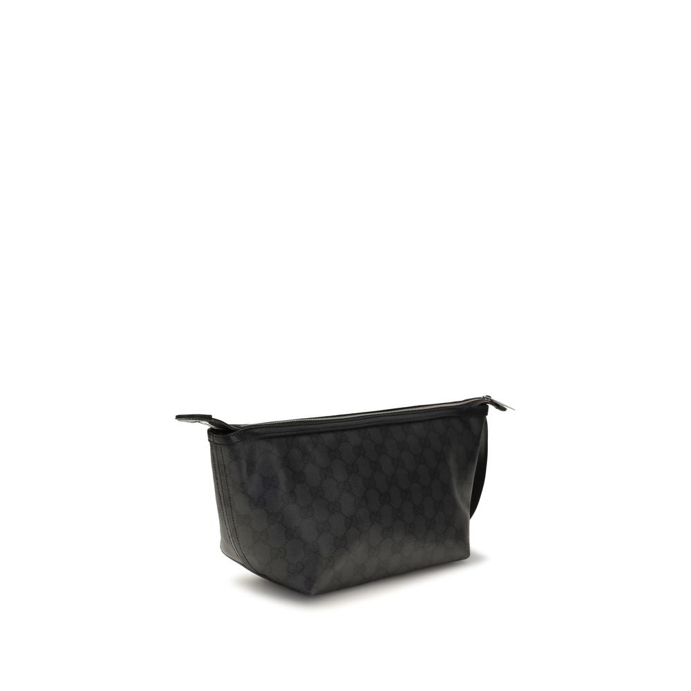 Gucci Black Fabric Clutch Bag