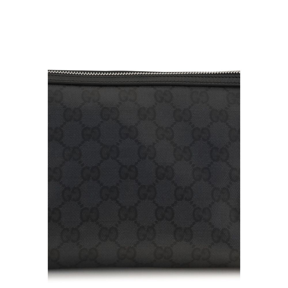 Gucci Black Fabric Clutch Bag
