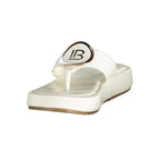 Laura Biagiotti White Polyurethane Women Sandal Laura Biagiotti